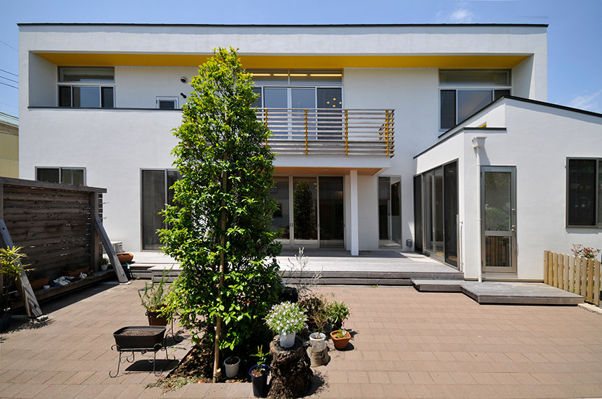 おばあちゃんと住む家外観の画像